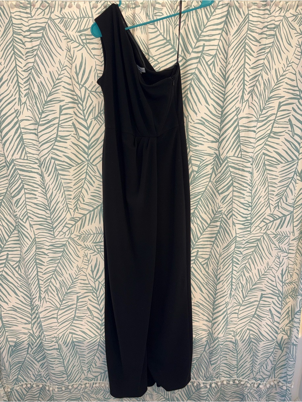 Calvin Kline Black One-Shoulder Women’s Dress